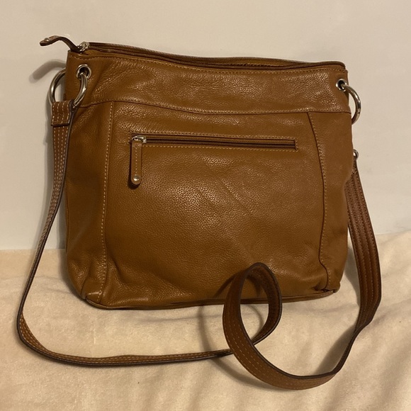 Tignanello Purse Shoulder/crossbody Bag Brown Leather - Picture 2 of 11